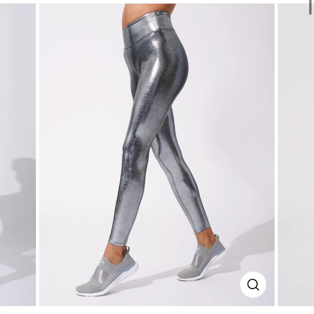 Carbon38 Heroine Sport Leggings - grey metallic - XSmall